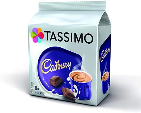Tassimo Coffee Selection - Costa Americano/Caramel Latte/Cadbury Hot Chocolate/Chai Latte/Baileys Latte Macchiato Coffee Pods- 5 Packs (48 Servings)