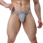 BRAVE PERSON Jock Straps for Men Thong Underwear Cotton Stretch Jock Strap Vasectomy Athletic Supporter Jockstrap