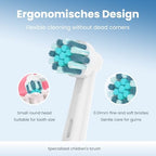 8pcs Kids Replacement Heads Compatible with Braun Oral B Kids Electric Toothbrush, Ultra Soft Bristles
