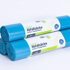 Triline Eco Refuse Sacks/Bin Liners 1000 L, blue, 120 l, extra stark - 75 m