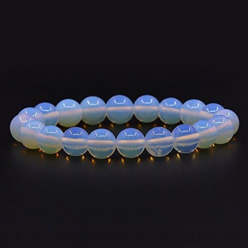 Justinstones Gemstone Crystals Chakra Beads Bracelet Crystal Healing 10mm Round Stretchable Bracelet for Her Gift