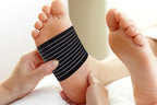 Arch Compression Bandage for Plantar Fasciitis, Arch Support Sleeve, Arch Support Bands for Women and Men, Feet Pain Relief, Fallen Arche, Flat Feet, High Arche, Flat Arch (Black)