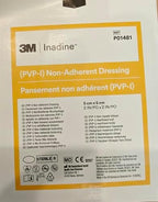 Inadine Iodine Non-Adherent Dressings 5cm x 5cm (x25) by Systagenix