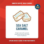 Cameron's Coffee Roasted Ground Coffee Bag, Flavored, Sea Salt Caramel, 32 Ounce