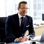 Missfive Men Premium Multifocus Reading Glasses Blue Light Blocking, Progressive Metal Frame With No Broken Spring Hinge Multifocal Readers Computer Eyewear,Workspace For Near Range 2.0x