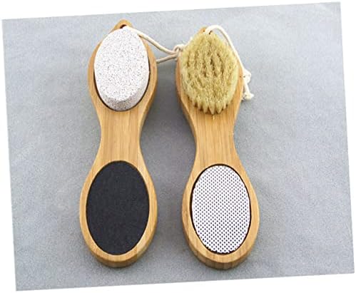 Exfoliating Foot Scrub Brush, 4 in 1 Foot Care Tool Multi Use Foot Scrubber for Removes Dead Skin, Cleans & Massages Men Women Home & Pedicure