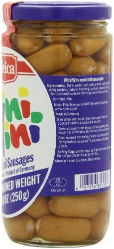 Meica Mini Wini Sixty Cocktail Sausages, 8.8 Ounce