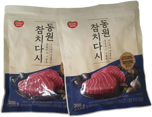 Korean Tuna Dashida 참치 다시다 Premium Tuna Broth Concentrate, Deep Umami Flavor – 300g x 2 Pack Instant Soup Base