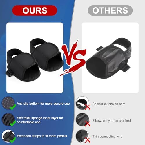 Wheelchair Restraint Shoes, Wheelchair Shoe Holder Straps for Elderly, Wheelchair Pedals Foot Rests