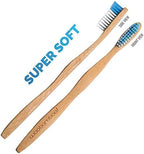 Woobamboo! Bamboo Toothbrush - Adult - Super Soft, BPA Free Nylon Bristles, Eco-Friendly, Biodegradable, Compostable, Vegan (Pack of 1)