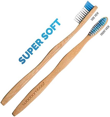 Woobamboo! Bamboo Toothbrush - Adult - Super Soft, BPA Free Nylon Bristles, Eco-Friendly, Biodegradable, Compostable, Vegan (Pack of 1)