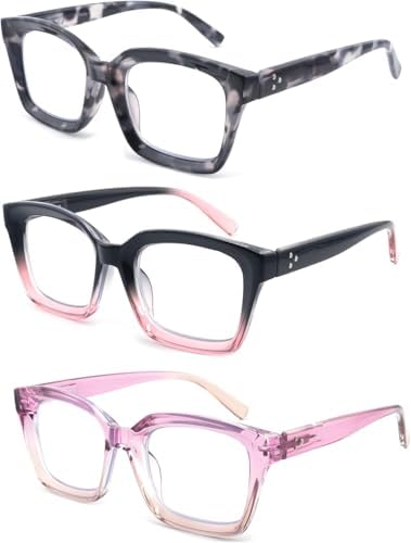 HIYANJN Bifocal Reading Glasses For Women Men Blue Light Computer Readers Clear Top Transition Ladies Eyewear 2.75