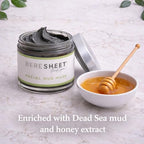 Mud Mask & Bar Soap – Face & Body Detoxifying Mineral Clay – Deep Cleansing & Skin-Refining Care – Spa Quality for Men & Women (Dead Sea Salt Duo Set)