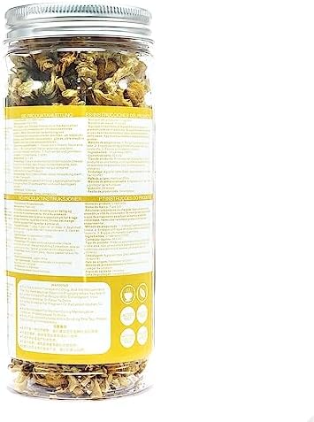 Plant Gift 100% Chinese Hangzhou White Chrysanthemum Tea Edible Flowers Loose Flower Scented Flower Tea 30g/1oz