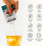 Mushroom Superdrink | Chaga Mushroom Extract Liquid Concentrate with Antioxidants for Immunity Boost, Beta-Glucans for Heart Health, Oxalate-Free, 31 Single-Serving Packets