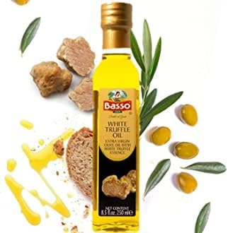 6 Pack, White Truffle Oil, Large Size 8.5oz (250 ml), High Concentrate, Great for Pasta, Pizza, Risotto, or any of your favorite recipes. Basso