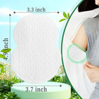 Underarm Armpit Sweat Pads for Sweating Women Men,100 pcs Disposable Adhesive Pad Fight Hyperhidrosis for Sweat Protection,50 Pairs