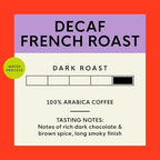 San Francisco Bay Coffee - Decaf Dark Roast Whole Bean Coffee - Decaf French Roast (2 lb bag) - Swiss Water Processed