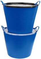 Red Gorilla Small Flexible Plastic Tub, Toy Storage, Laundry, Gardening & More, 14 Liter/3.7 Gallons, Green