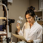 Scicalife Adjustable Optometry Flips 25 0.5 1 Trial Lenses for near Amblyopia Testing with Dual-Sided Optical Flipper Enhancing Vision Sensitivity and Comfort