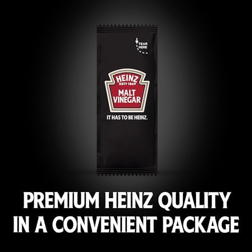 Heinz Malt Vinegar Single Serve Packet (0.3 oz Packets, Pack of 200)
