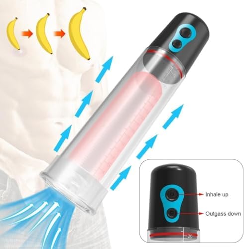 Male Enlargement Vacuum Pumps Air Pressure Device, Increase Sizes Automatic Electric Pump, Enhancement Enlarger Silicone Pocket Strength Suction Growth Pens Pump MA0-7