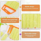 Window Venetian Blind Cleaner Duster Tool Removable Washable 7 Fingers Dusting Cleaner and Air Vent Cleaner for Cleaning Blinds Air Conditioner