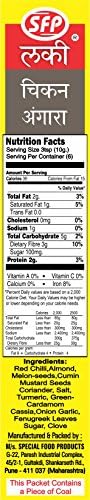 Lucky Chicken Angara Masala, 60g (Pack of 5) - Spice Mix for Smoke Flavored Chicken Gravy in Yogurt Sauce, Low Sodium, No MSG, Non GMO