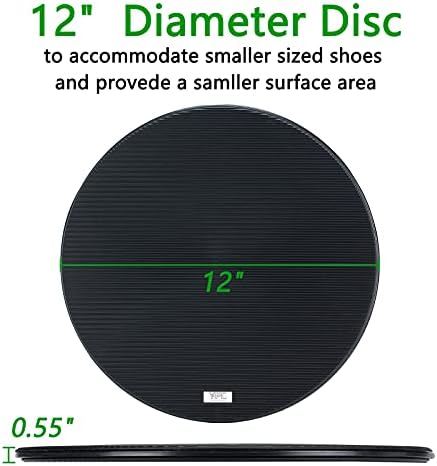 YPC Transfer Disc, Pivot Disc for Transfers, Weight Transfer Device & Mobility Aid with 360 Degree Rotation for Turns, Change in Direction, & Transferring Between Seats, 12" Diameter(Small)