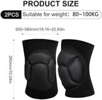 2 Pcs Knee Pads,Knee Pads for Women,Knee Pad,Knee Pads for Men,for Garden, Gardening, House Cleaning, Construction Work, Dancing, Volleyball, Flooring, Climbing, Riding Kneepads.