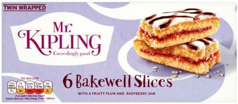 Mr Kipling Bakewell Slices 6 Per Pack Case Of 7