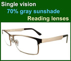 Circleperson Men Photochromic Light-sensible Reading glasses Sun readers spring hinges 55-17 UV protection