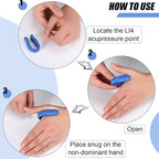 Acupressure Clip,Hypoglycemic Acupoint Clip,Acuplus Clip to Lower Blood Sugar,Shinyslim Detoxification and Slimming Li4 Acupressure Point Clip for Daily Acupoint Massage & Hand Relaxation 4pcs