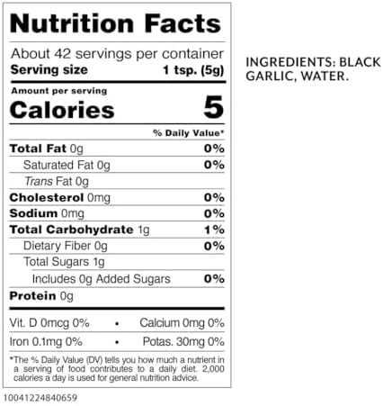 Roland Foods Black Garlic Paste, Specialty Imported Food, 7.4 Ounce, Pack of 1