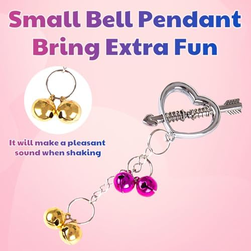 Metal Nipple Clamps Adjustable Nipple Clamp Nipple Clips for Women Non Piercing Nipple Rings Nipple Toy