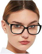 OCCI CHIARI Designer Reading Glasses for Women 2.5 Black Large Fahion Readers 1.0 1.25 1.50 1.75 2.0 2.25 2.50 2.75 3.0 3.5 4.0 5.0 6.0 (Black, 2.5)