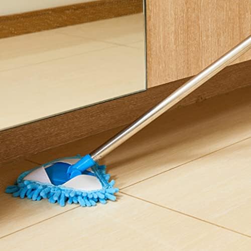 Triangle Mop Head Absorbent Microfiber Chenille Mop Brush Head Replacement Cleaning Tool 2PCS,Mop Refill Head