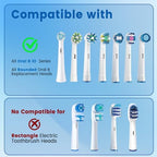 Frekare Toothbrush Covers Caps Compatible with Oral B, 10 Pack Toothbrush Head Travel Protector for Oral-B iO Series Electric Toothbrush (Blue, Clear, Pink, Puple, Green)