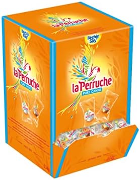 La Perruche Pure Individually Wrapped Sugar Cubes | Mix of brown and white cubes (2.5kg/5.5lbs box) | Ideal Sugar Cubes for Coffee and Tea
