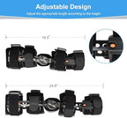 Hinged Knee Brace with Side Stabilizers for Women&Men, Adjustable Post Op Knee Immobilizer Leg Braces Orthopedic Patella Support for Arthritis, ACL, MCL, and PCL Injury – Optimal Support for Rehabilitation