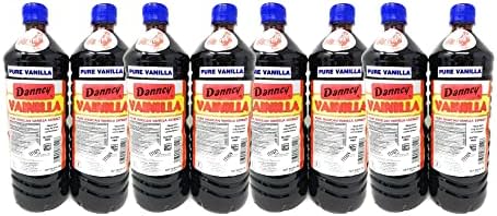 2 X Danncy Dark Pure Mexican Vanilla Extract From Mexico 33oz Each 2 Plastic Bottle Lot Sealed - SET OF 4