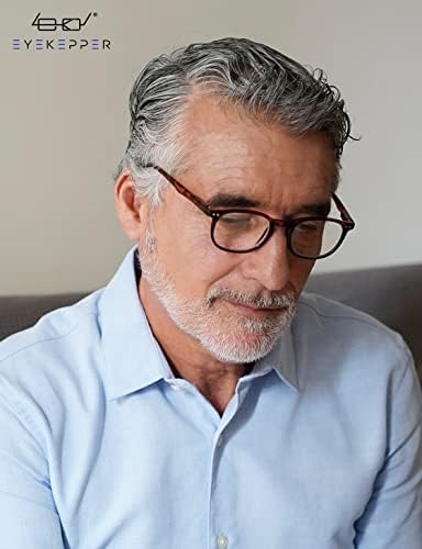 Eyekepper 5-Pack Spring Hinges 80's Classic Reading Glasses Tortoise +1.25