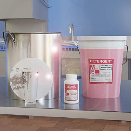 Commercial Dishwasher Detergent - Makes One 5 Gallon Pail - Industrial Dish Detergent - For High and Low Temp Dishwasher Machine