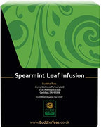 Buddha Teas Organic Spearmint Tea - OU Kosher, USDA Organic, CCOF, 18 Bleach-Free Tea Bags
