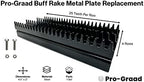 Buff Rake Metal Plate Replacement | Buffing Wheel Rake Teeth Head with 2 Set Screws | Buff Rake Tool | Dress and Clean Buffing Wheel Surface for Compound and Residue Cleaning (Pack of 1)