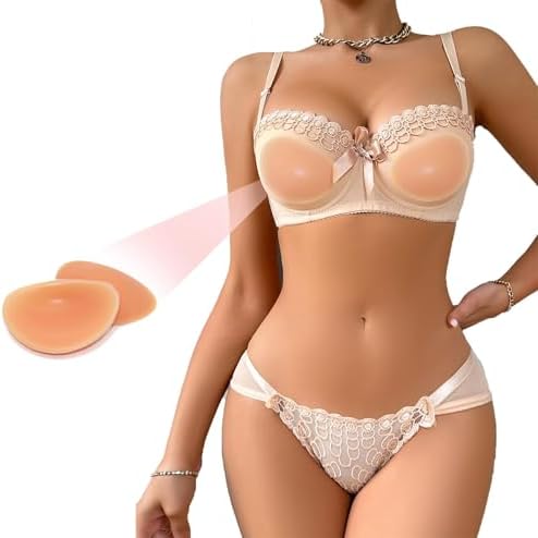 Silicone Bra Inserts Pads Push Up, Invisible Breast Enhancer Bra Pads for A–C Cups