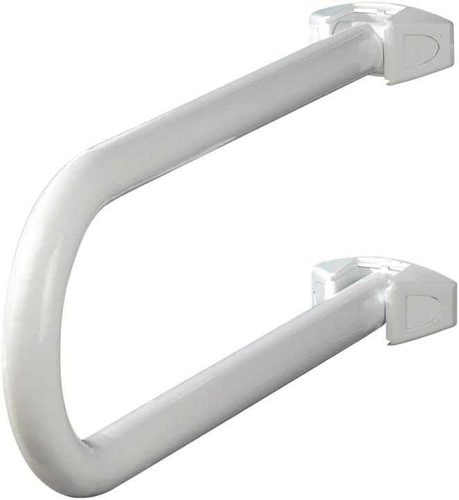 Wenko 17964100 Secura Aluminium Bath Support Bar 10 x 21 x 53 cm, White