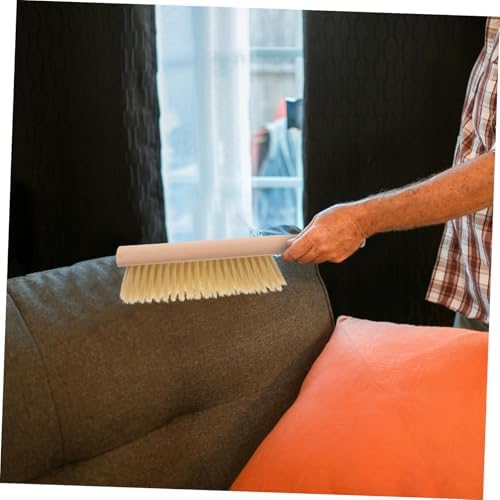 Ciieeo Wooden Bed Brush with Soft Bristles Handheld Cleaning Duster for Dust Removal Beds Windows and Doors Bed Brush for Household Cleaning