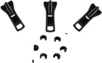 Zipper Repair Solution - #3 YKK Jacket Molded Vislon Sliders with Top Stops Included - Color: Black (3 Sliders Per Pack) Made in The United States