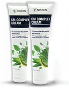 Sports Muscle Rub for Nikken CM Complex Cream 15071 - Topical Muscle Cream for Neck Tension, Legs & Knee Soreness & Muscular Body Aches - Fast, No Stain & Greaseless Massage Lotion Rub Suppo (2 Pack)